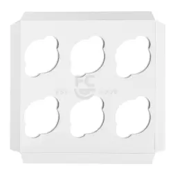 10X10 1/2 Dozen Standard Cupcake Insert