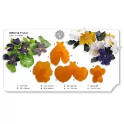 JEM Pansy & Violet Cutter Set of 4