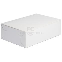 14.25X10X4.5 (1/4 Sheet) White Cake Box