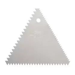 Triangle Aluminum Decorating Comb - by Ateco