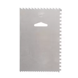 Rectangle Aluminum Decorating Comb & Icing Smoother by Ateco