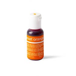 Sunset Orange 0.7 oz Liqua-Gel Food Color by Chefmaster