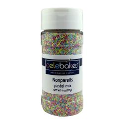 Non-Pareils Tiny Pastel Mix - 4 oz