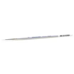 Silver/white Fine Detail Art Paint Brush Size 0