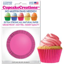 Pink Cupcake Liners - pkg of 32