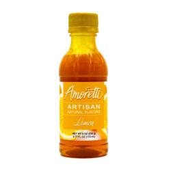 SHORT DATE Lemon Artisan Natural Flavor by Amoretti - 8 oz (226g)