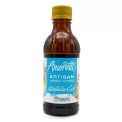 Birthday Cake Artisan Natural Flavor by Amoretti - 8 oz