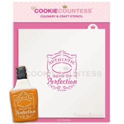 Aged to Perfection Whiskey Label by The Cookie Countess