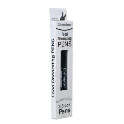 2 Black Edible Ink Decorating Pen Set