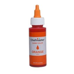 Orange 2 oz Liquid Candy Color by Chefmaster