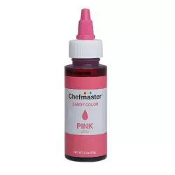 Pink 2 oz Liquid Candy Color by Chefmaster