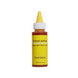 Lemon Yellow 2.3 oz Liqua-Gel Food Color by Chefmaster