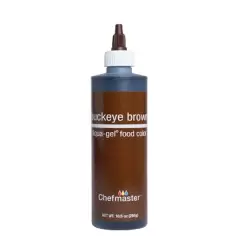 Buckeye Brown 10.5 oz Liqua-Gel Food Color by Chefmaster