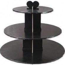 3 Tier Black Cupcake Stand by Enjay