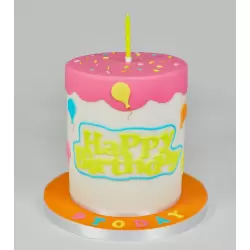 Curved Words - Happy Birthday by  FMM Sugarcraft