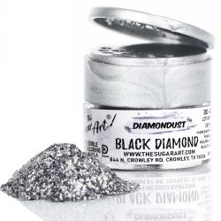 Black Diamond Diamond Dust Edible Glitter - by The Sugar Art