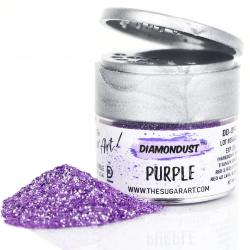 Purple Diamond Dust Edible Glitter - by The Sugar Art