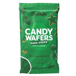 Dark Green Vanilla Candy Wafers - 12oz