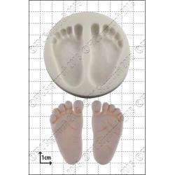 Baby Feet Silicone Mould by FPC