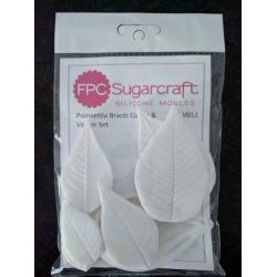 Poinsettia Bracts Cutter & Veiner Set by FPC