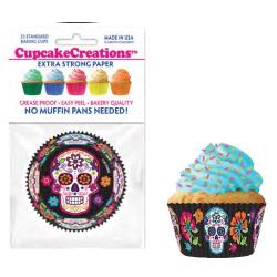 Sugar Skulls Cupcake Liners - pkg of 32