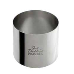 Round Stainless Steel Cake Ring - 2.75" x 2" by Fat Daddio's
