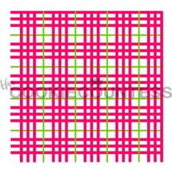 2 Piece Plaid Set Cookie Stencil - The Cookie Countess