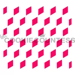 Vasarely Cubes Cookie Stencil - The Cookie Countess