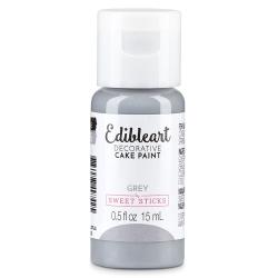 SHORT DATE Grey 15mL - Edibleart Paint by Sweet Sticks