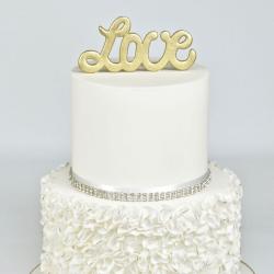 Curved Words - Love by FMM Sugarcraft