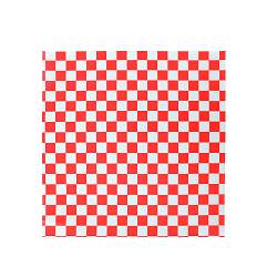7" x 7" Red & White Checkered Deli Sheets - Pack of 100