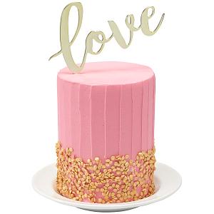 Love Cake Topper Pic - Pack of 6 300