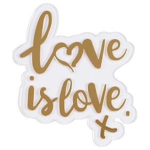 Love is Love Cake Topper Layon - Pack of 12 300