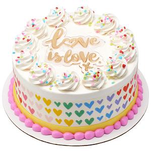 Love is Love Cake Topper Layon - Pack of 12 300
