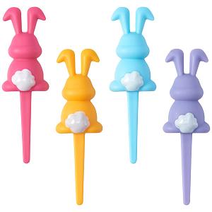 Colorful Bunnies DecoPics - Pack of 144 300