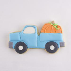Harvest Truck with Pumpkin 5" x 3" 300