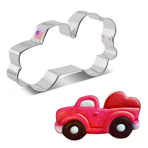 Vintage Truck with Heart Cookie Cutter 5" x 3" 300