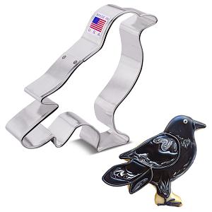 Crow Cookie Cutter - 3.8" x 4.15" 300
