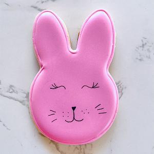 Cute Bunny Head - 2" x 3" 300