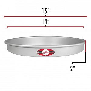 Round Cake Pan by Fat Daddio's 14" x 2" 300