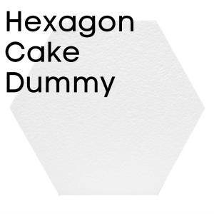 Hexagon cake dummy