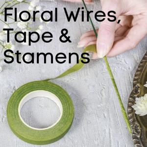 Floral wires tape & stamens