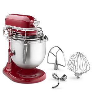 8 Qt Commercial Kitchenaid Mixer - Empire Red 300