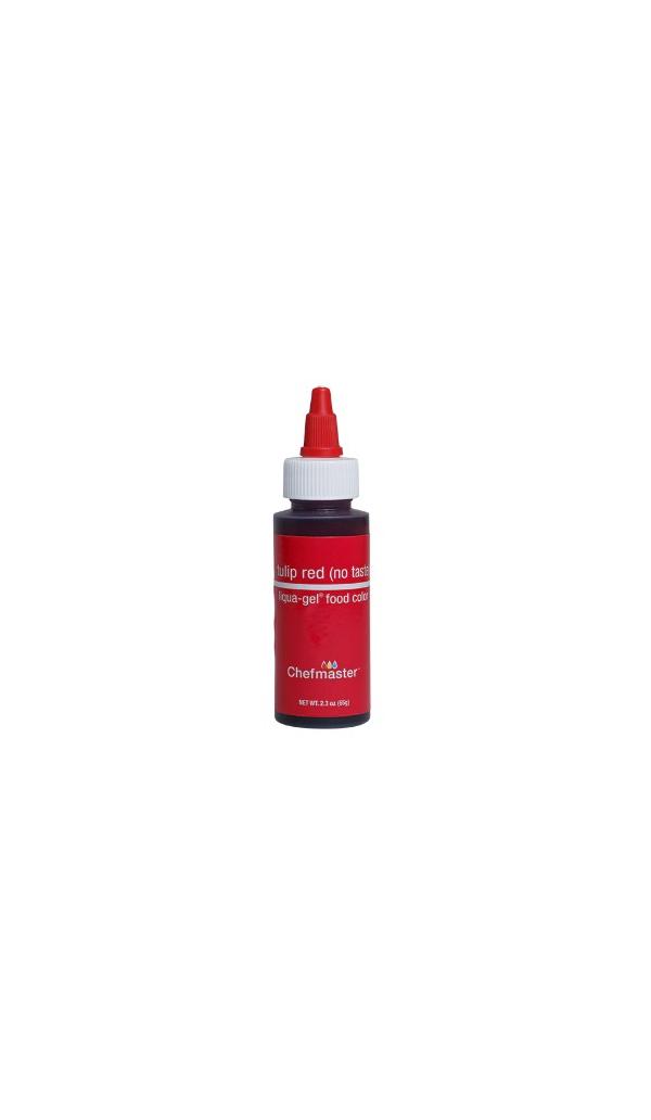 Tulip Red 2.3 oz Liqua-Gel Food Color by Chefmaster 600