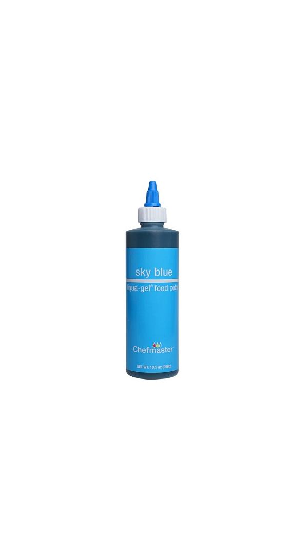 Sky Blue 10.5 oz Liqua-Gel Food Color by Chefmaster 600