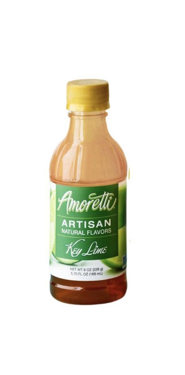 Key Lime Artisan Natural Flavor by Amoretti - 8 oz (226g) 600