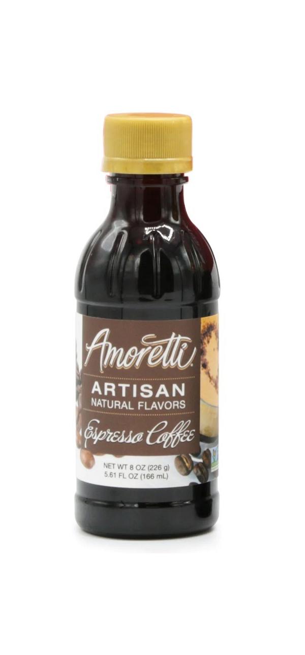 Espresso Coffee Artisan Natural Flavor by Amoretti - 8 oz (226g) 600
