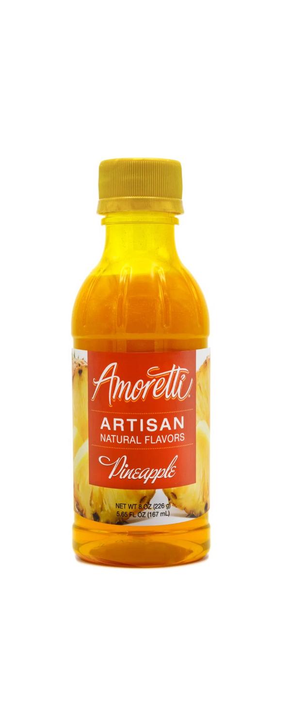 Pineapple Artisan Natural Flavor by Amoretti - 8 oz (226g) 600