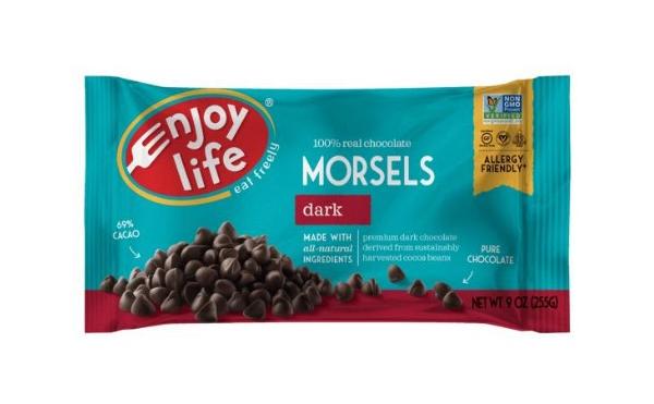 SHORT DATE Enjoy Life Gluten Free Dark Chocolate Chips - 255g 600