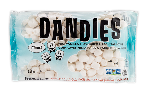 Mini White Vanilla Flavoured Vegan Marshmallows - 283g 600